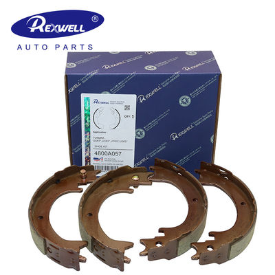 ระบบเบรครถยนต์อะไหล่ สายคาร์บอน ไฟเบอร์เซรามิก หลังกลองเบรครองเท้า 4800A057 สําหรับ MITSUBISHI PAJERO L200 V97/V98