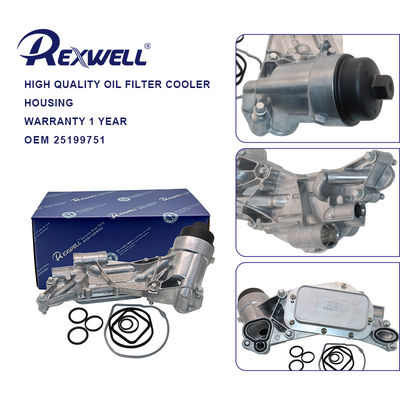 25199751 12992593 93186324 Engine Oil Cooler Filter Housing Assembly for Chevrolet Chevy Cruze Aveo G3 Opel Astra 1.8L 