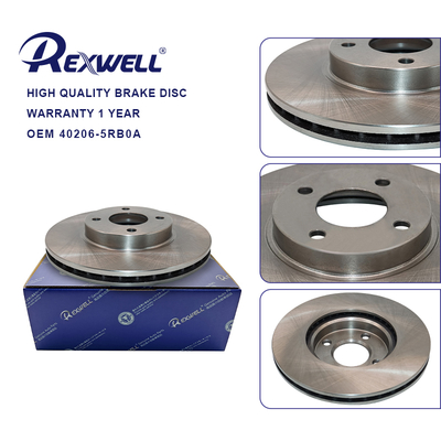 40206-5RB0A Rexwell ดิสก์เบรคหน้า Rotor สําหรับ Nissan Kicks